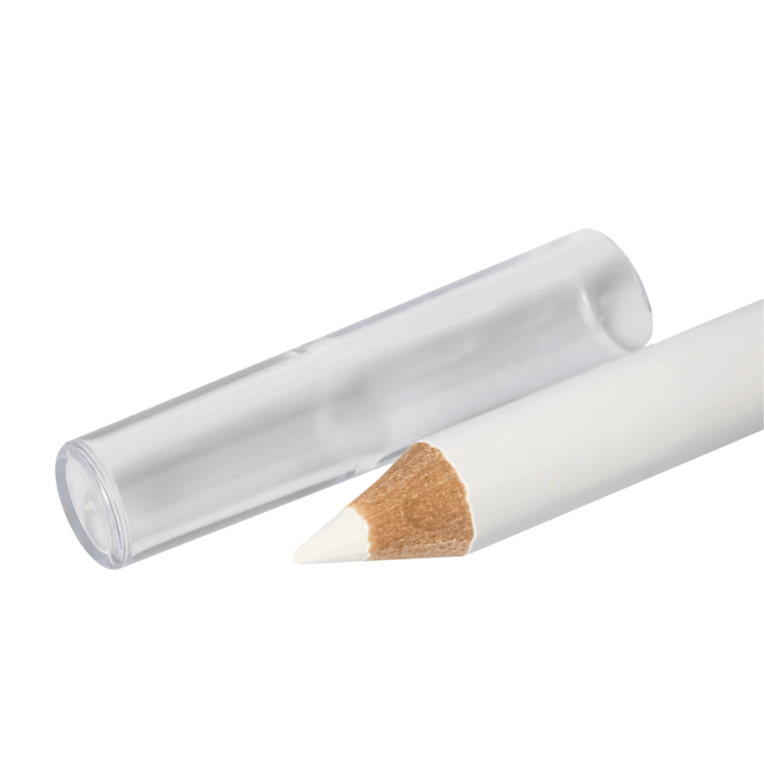 Professional Elleebana white eyebrow mapping pencil for precise brow shaping and symmetry.