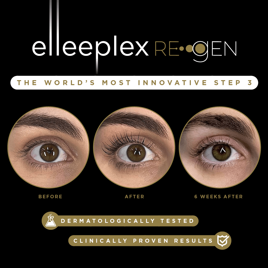 Close-up view of the rich, peptide-infused Elleeplex ReGEN 2.0 formula being dispensed for a conditioning treatment.