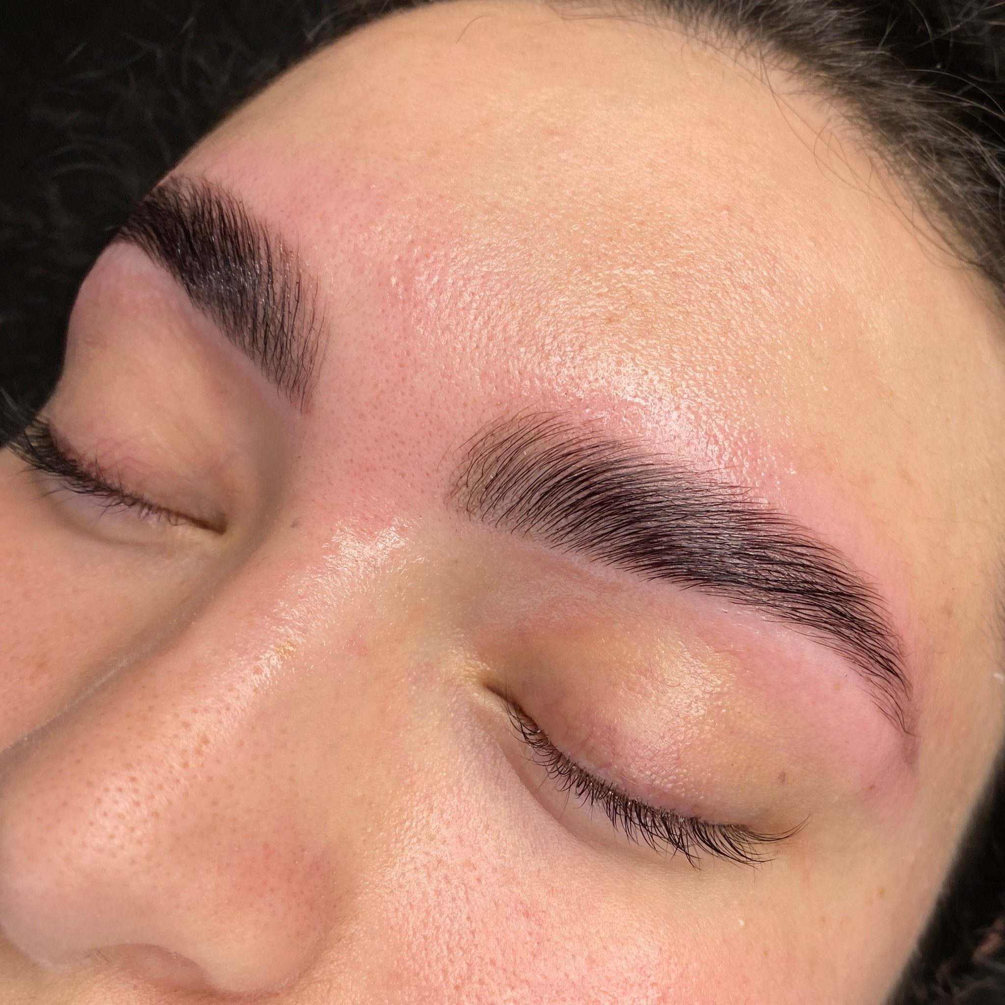 Close-up view of Elleeplex ReGEN Next Gen Powerbond conditioning step 3 formula for brow hair strength and elasticity.